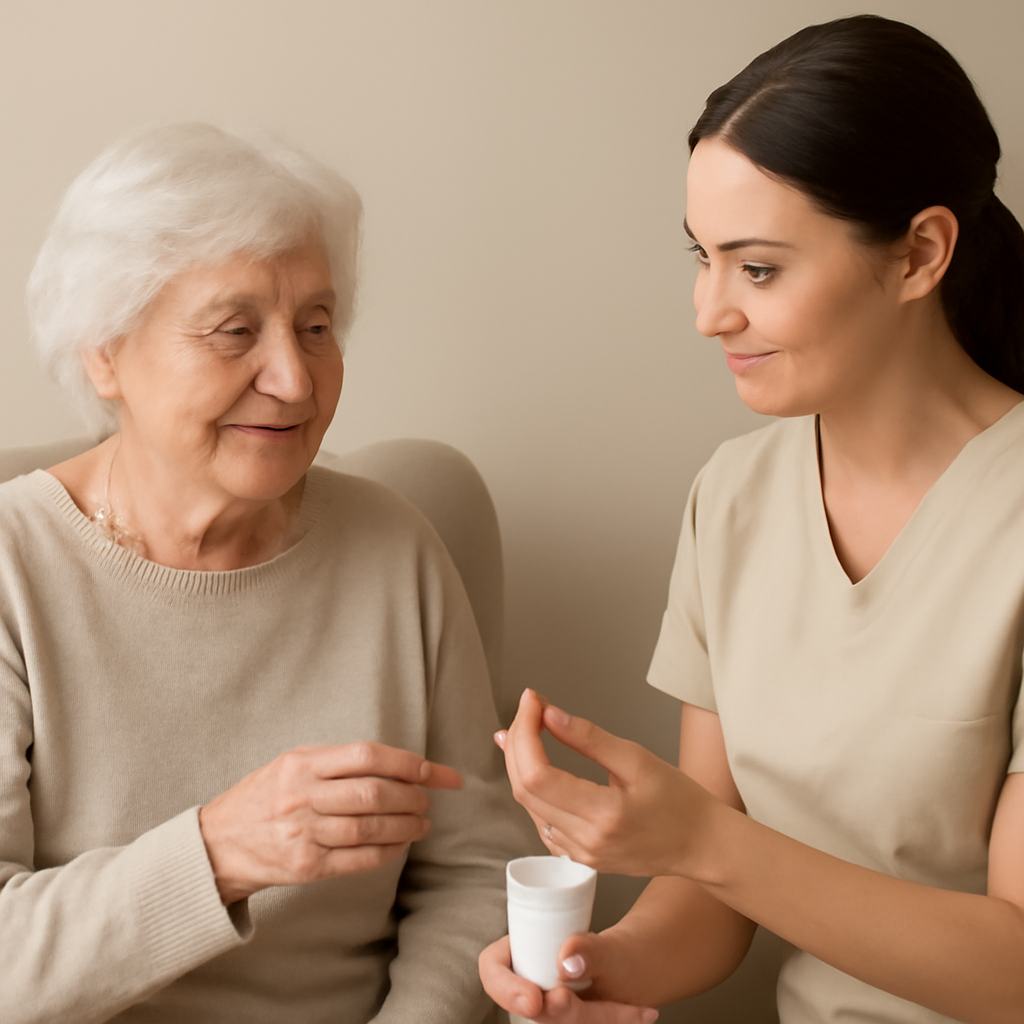 Medication support illustration